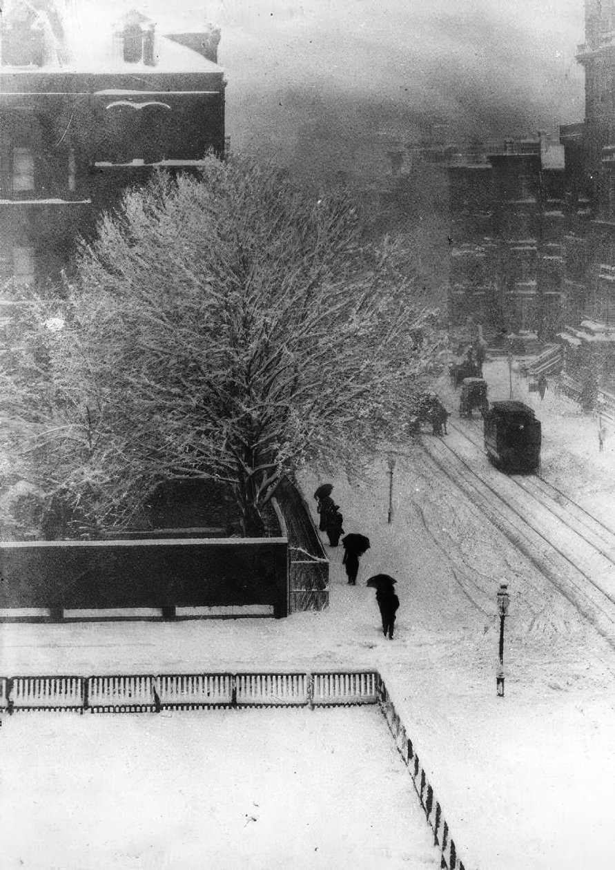 New York, ulice / foto 1907 od Alfred Stieglitz