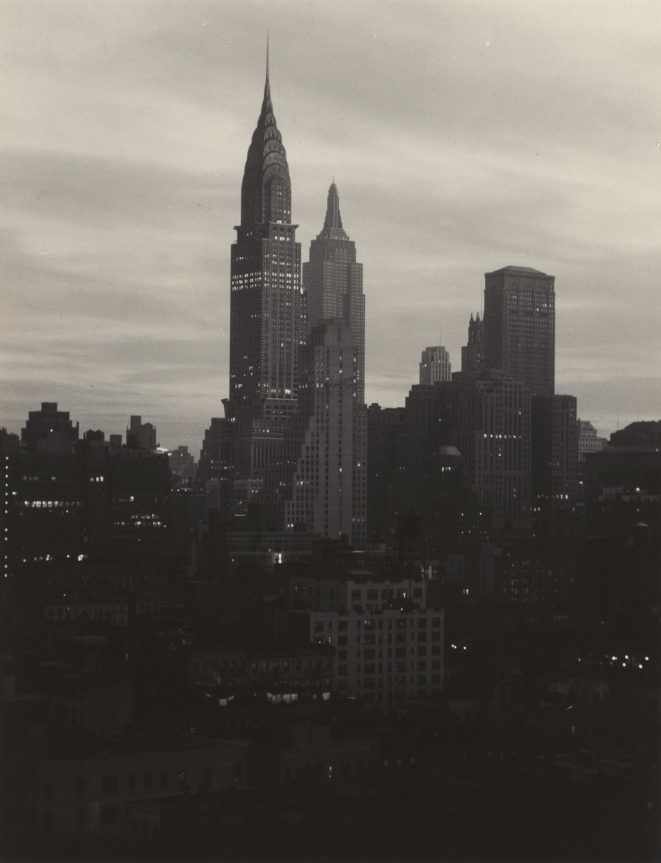 New York z ulice 405 East 54th Street od Alfred Stieglitz