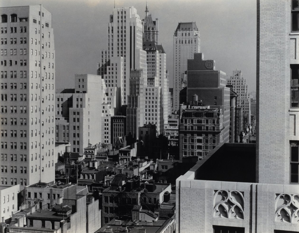 New York z pořadu „An American Place“ od Alfred Stieglitz