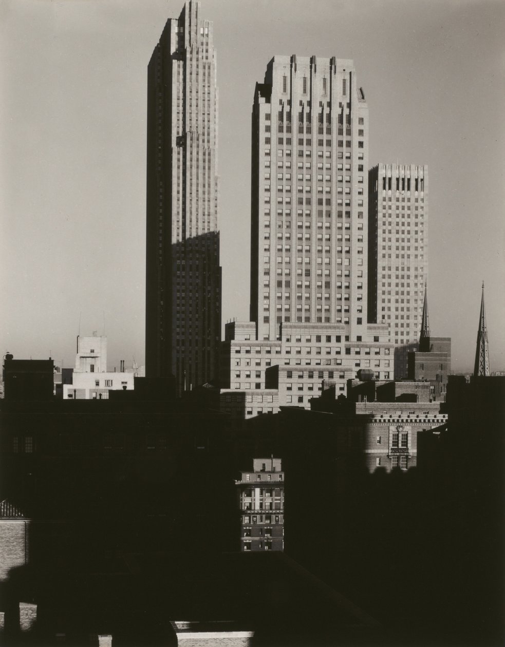 New York ze Sheltonu od Alfred Stieglitz