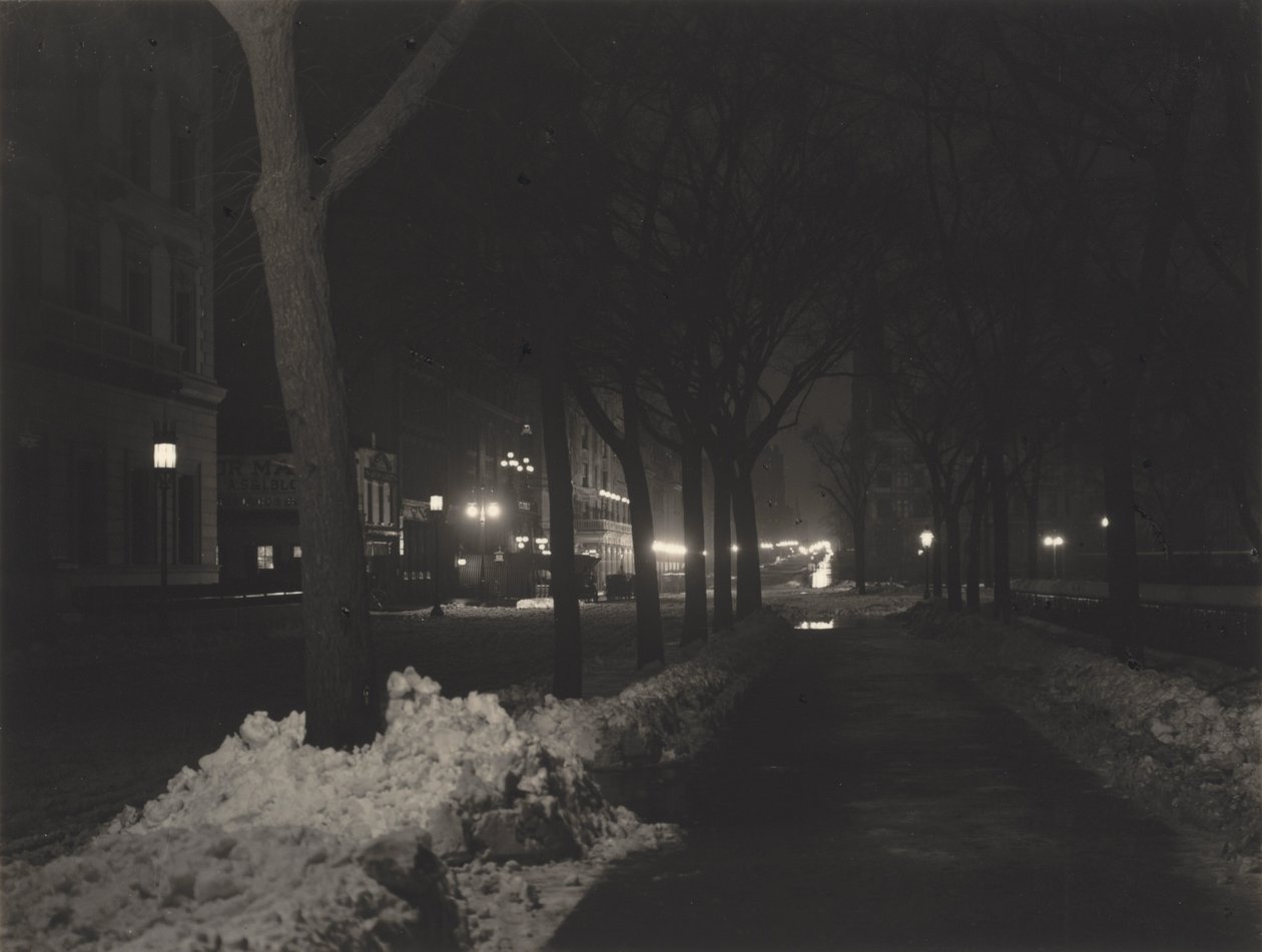 Noc, New York od Alfred Stieglitz