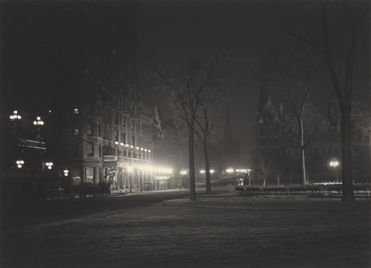 Noc, New York od Alfred Stieglitz