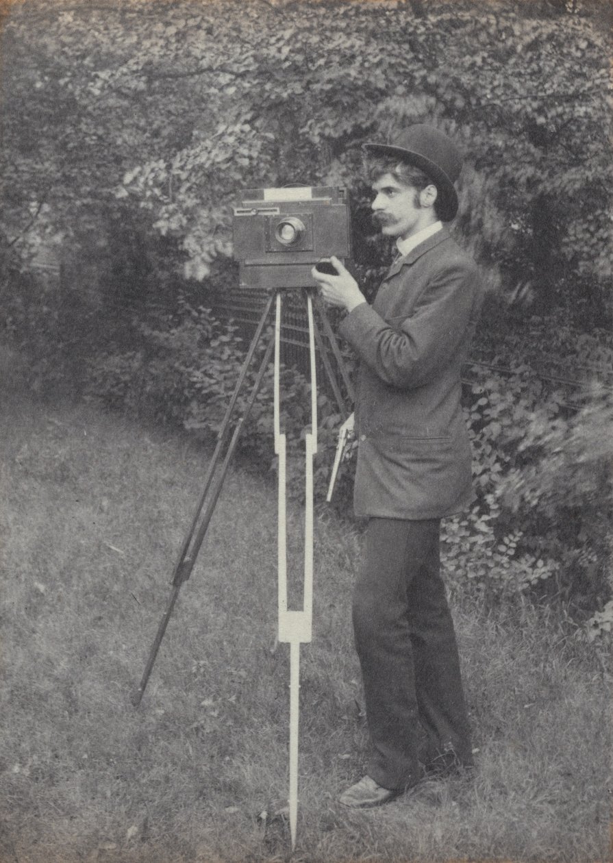 Autoportrét, Freienwalde a. O. od Alfred Stieglitz