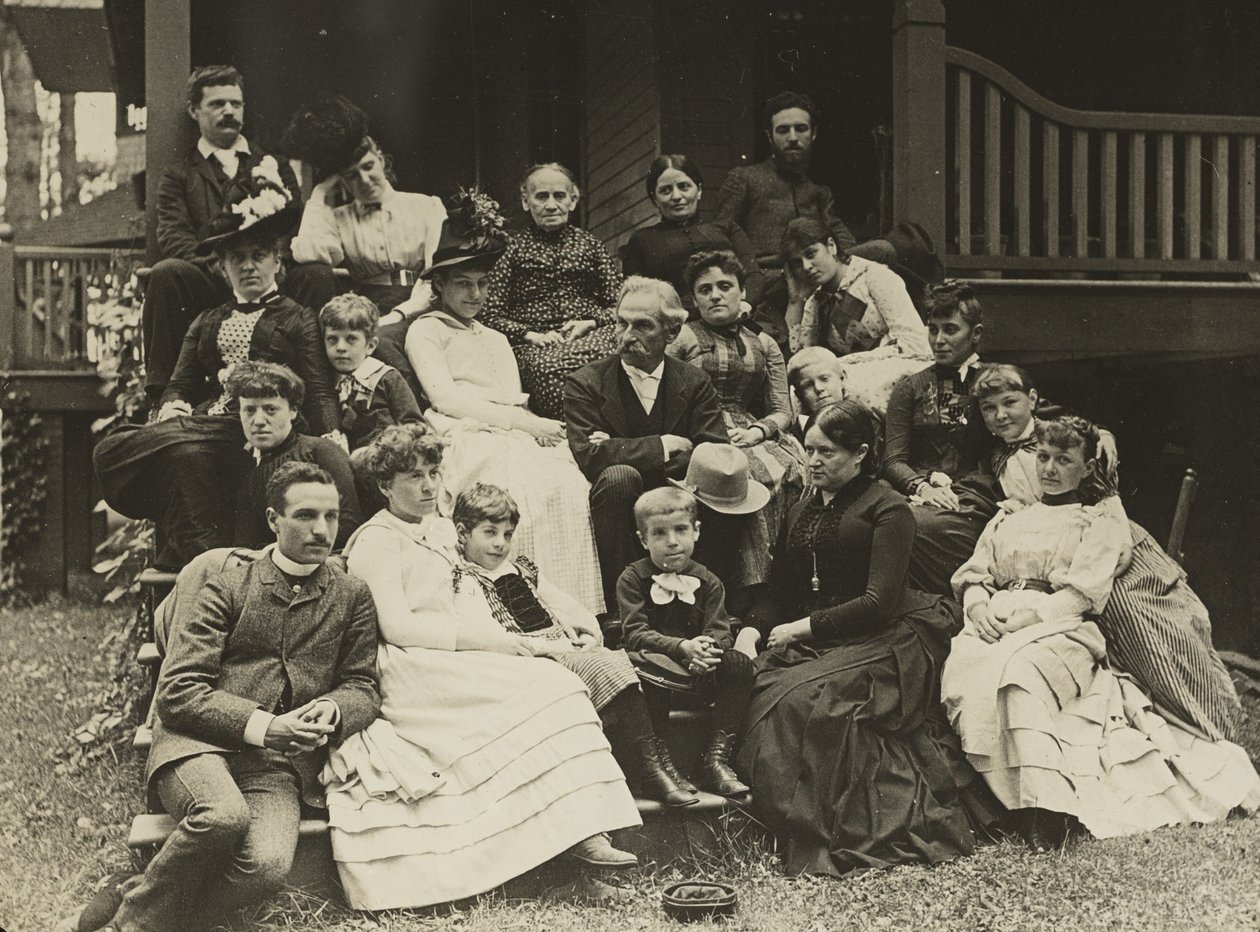 Stieglitz Family v Oaklawn, Lake George od Alfred Stieglitz