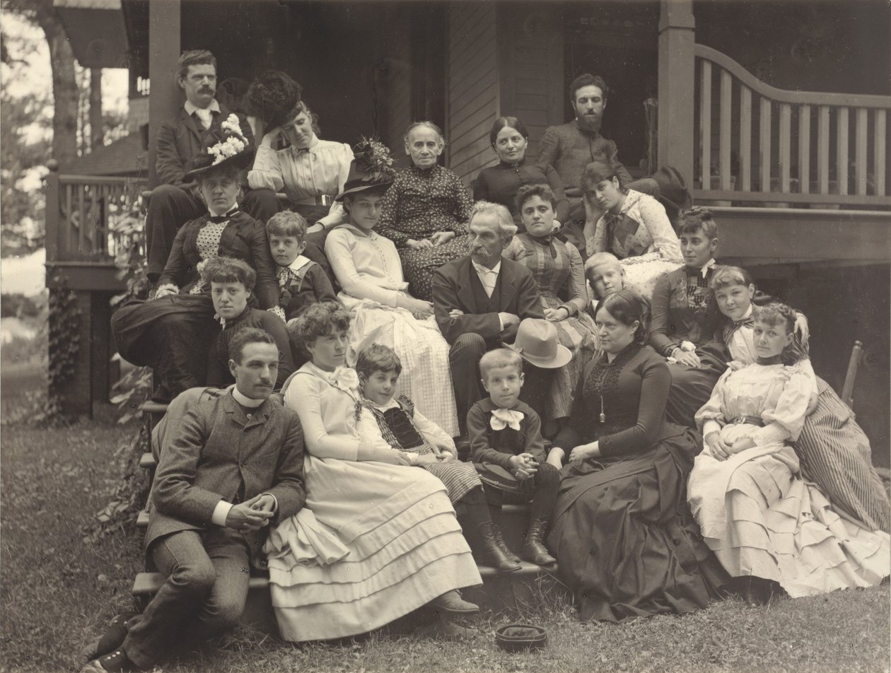 Rodina Stieglitzových v Oaklawnu u jezera George od Alfred Stieglitz