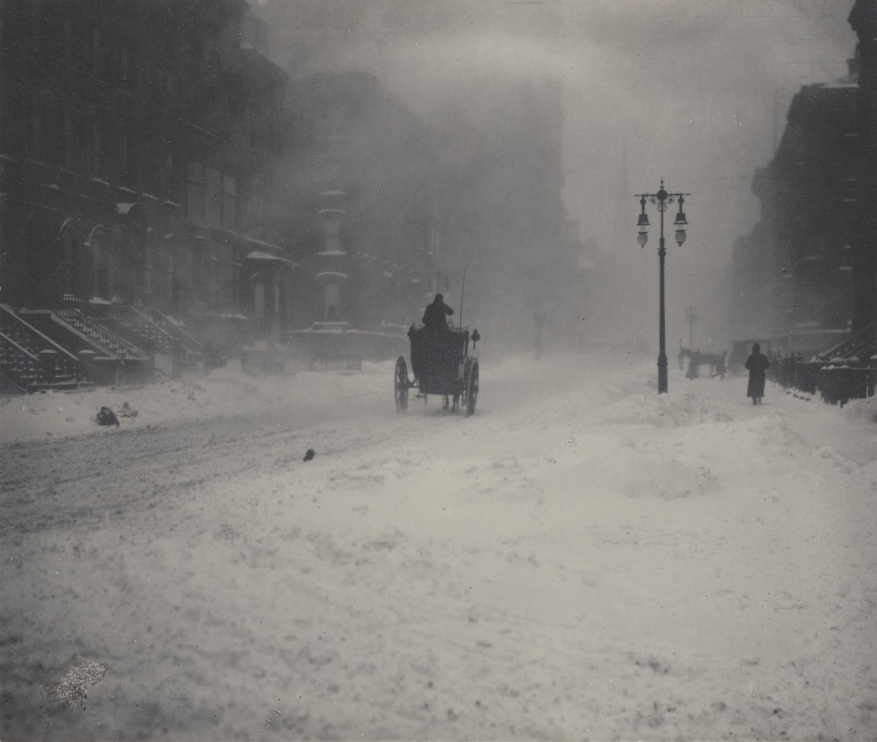Sněhová bouře, New York od Alfred Stieglitz