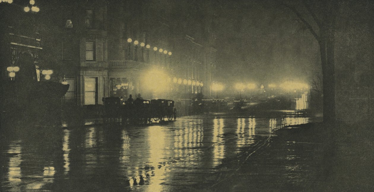 Záře noci – New York od Alfred Stieglitz