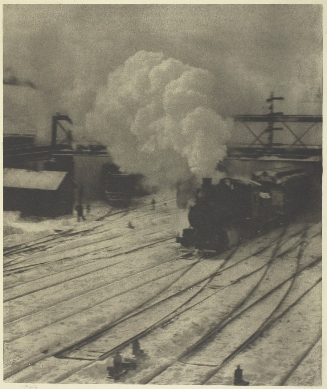 Železniční nádraží, zima, 1903. od Alfred Stieglitz