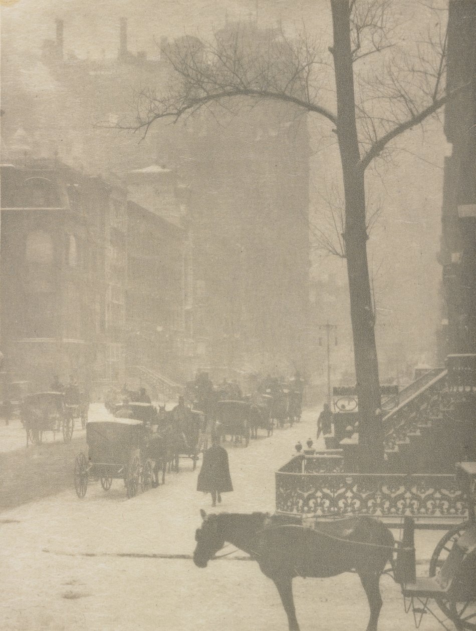 Ulice, Design pro plakát (hlubotisk) od Alfred Stieglitz