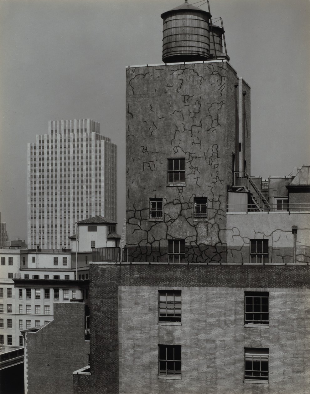 Vodárenská věž a Radio City, New York od Alfred Stieglitz