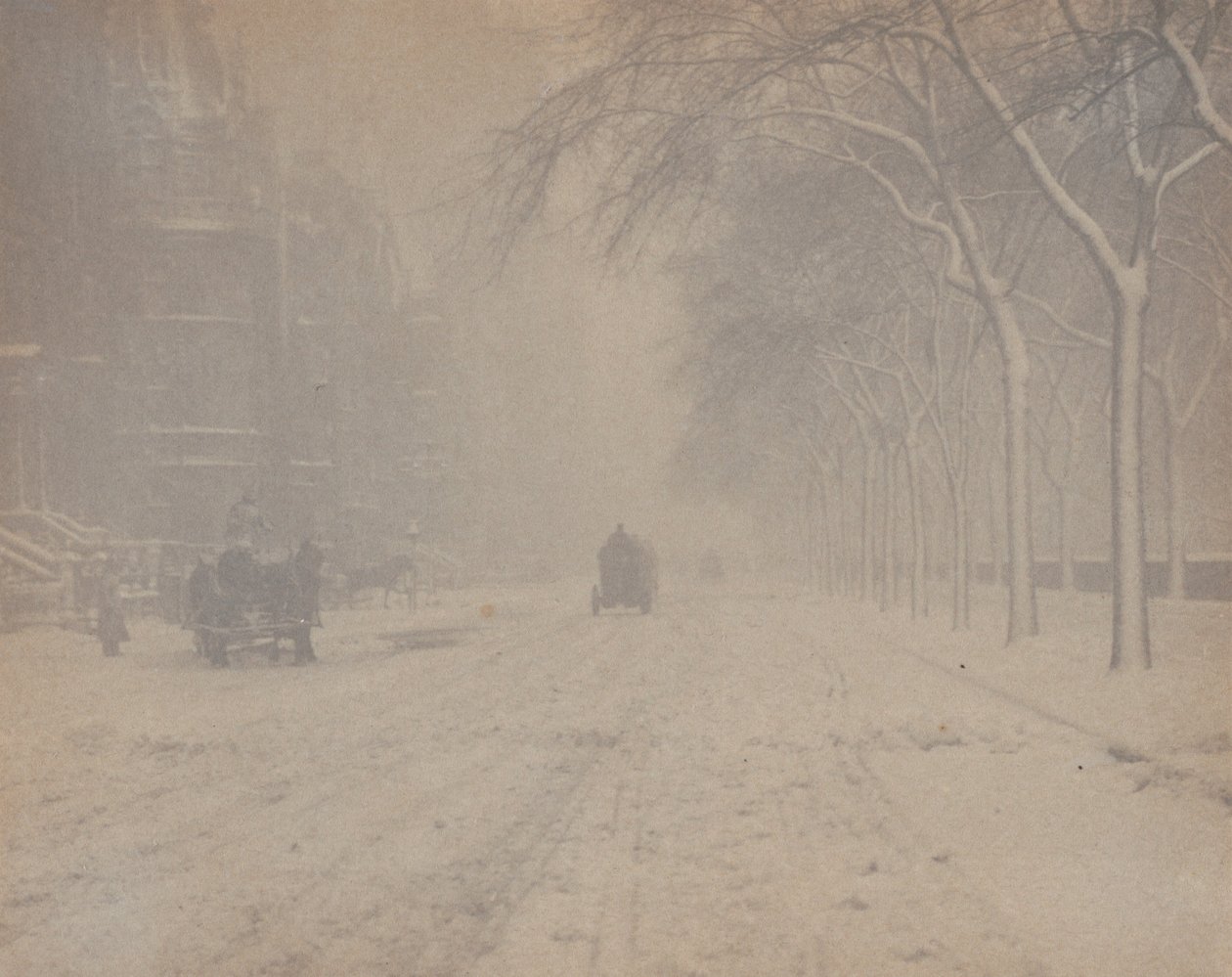 Zima, New York od Alfred Stieglitz