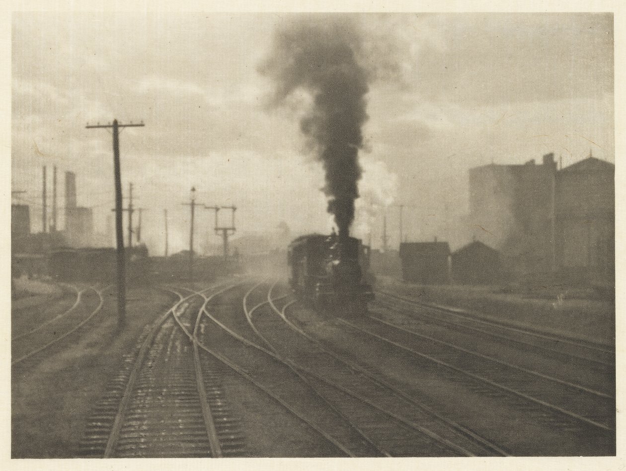 XIII. The Hand of Man, neg. 1902; tisk 1911 (hlubotisk na papíře) od Alfred Stieglitz
