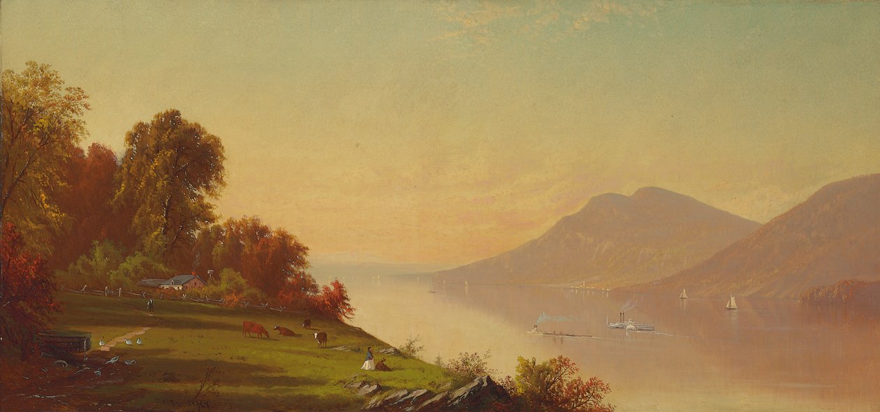 Odpoledne na Hudsonu, 1867 od Alfred Thompson Bricher