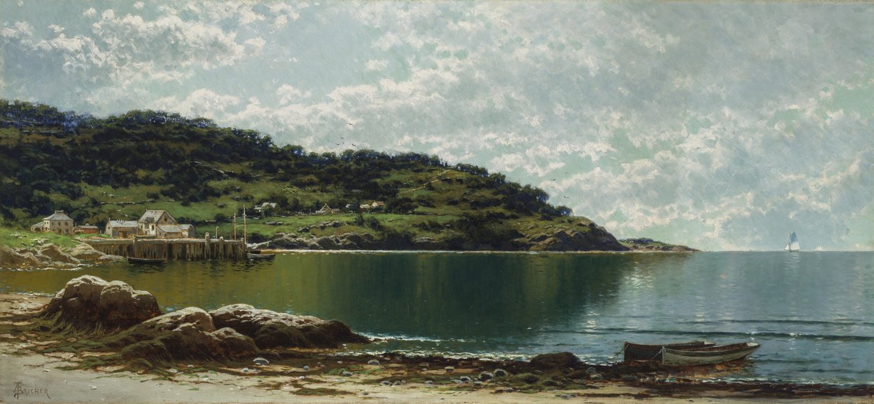 Podél pobřeží státu Maine, cca 1885 od Alfred Thompson Bricher