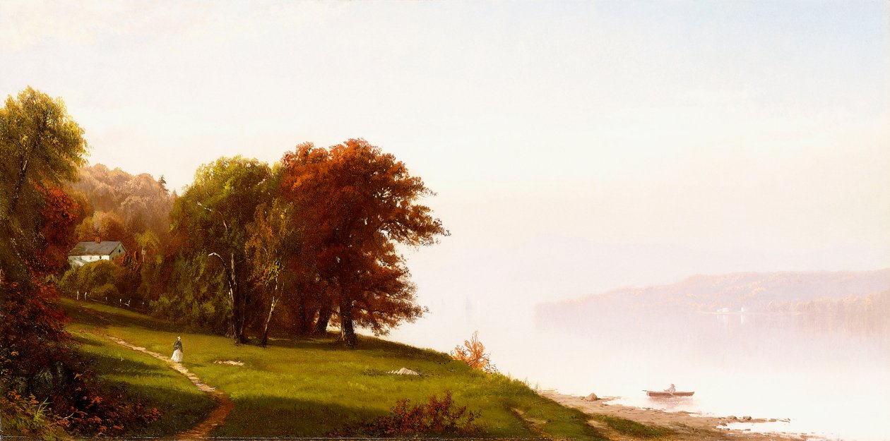 Krajina na Hudsonu, kolem roku 1865 od Alfred Thompson Bricher
