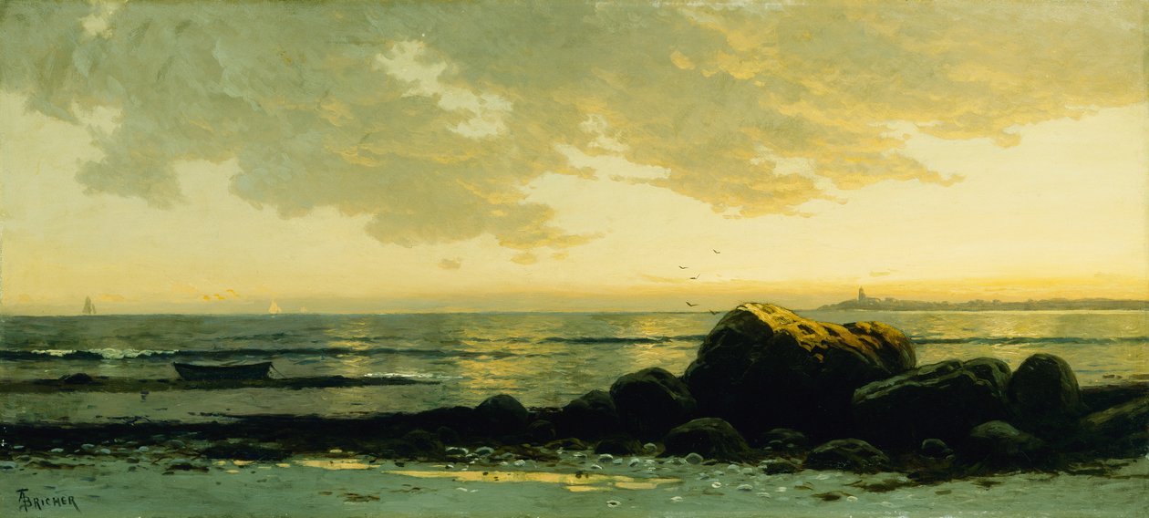 Přímořská krajina (olej na plátně) od Alfred Thompson Bricher