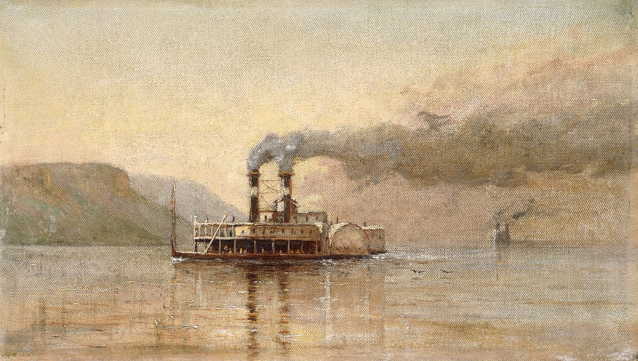 Město Saint Paul, Dubuque, kolem roku 1866 od Alfred Thompson Bricher