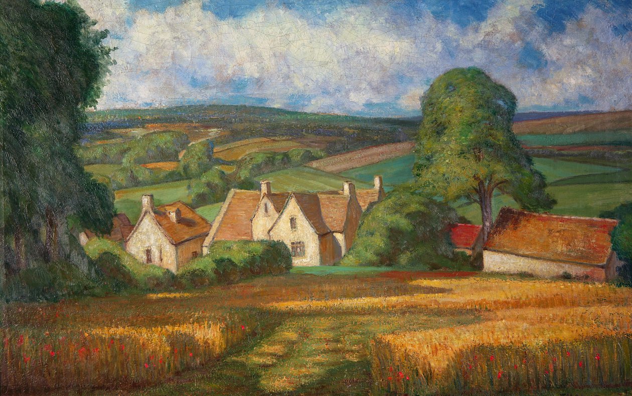 Hill Farm, Painswick od Alfred Thornton