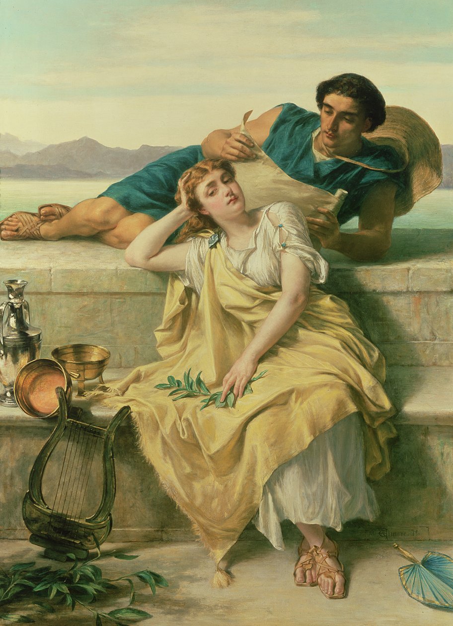Řecká óda od Alfred W. Elmore