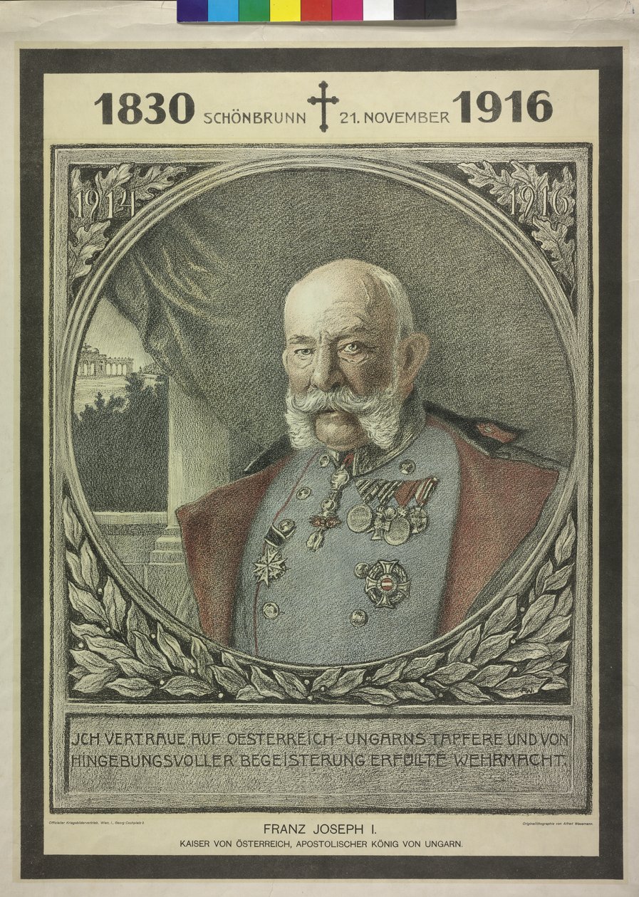 František Josef I. císař rakouský od Alfred Wesemann