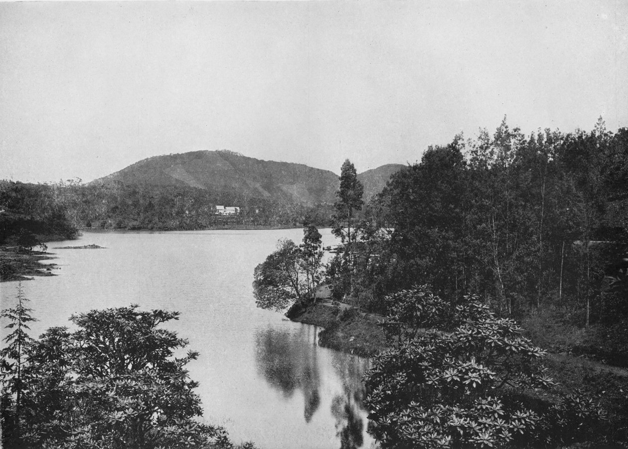 Koutek jezera Nuwara Eliya, c1890, 1910 od Alfred William Amandus Plate