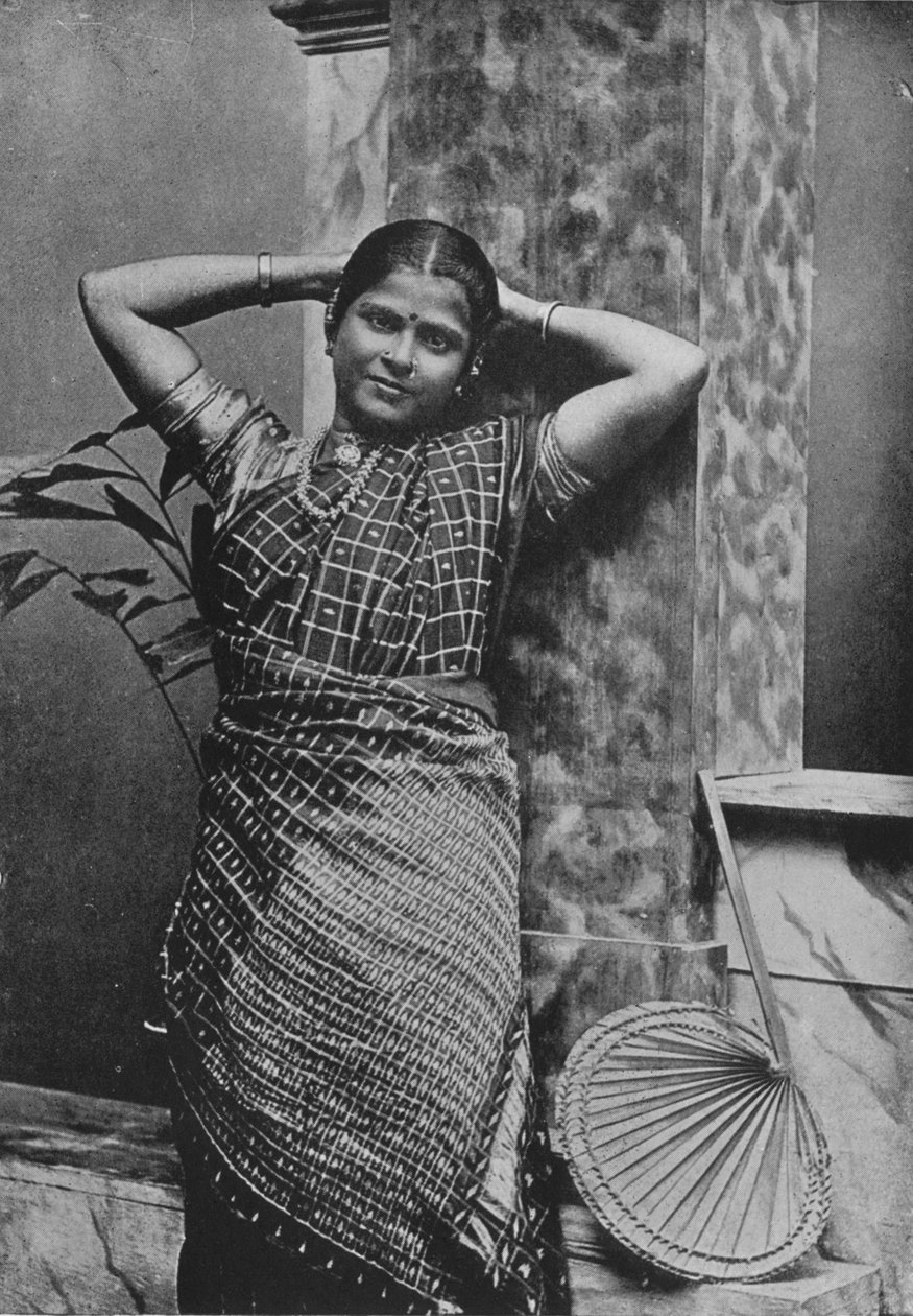 Vysoká kasta Tamil Lady, c1890, 1910 od Alfred William Amandus Plate