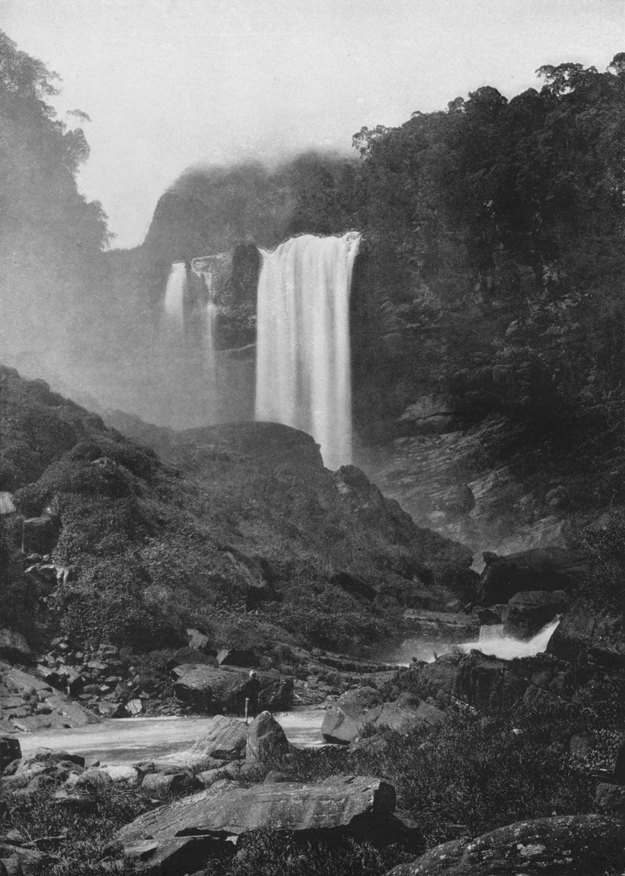 Laxapana Falls, c1890, 1910 od Alfred William Amandus Plate