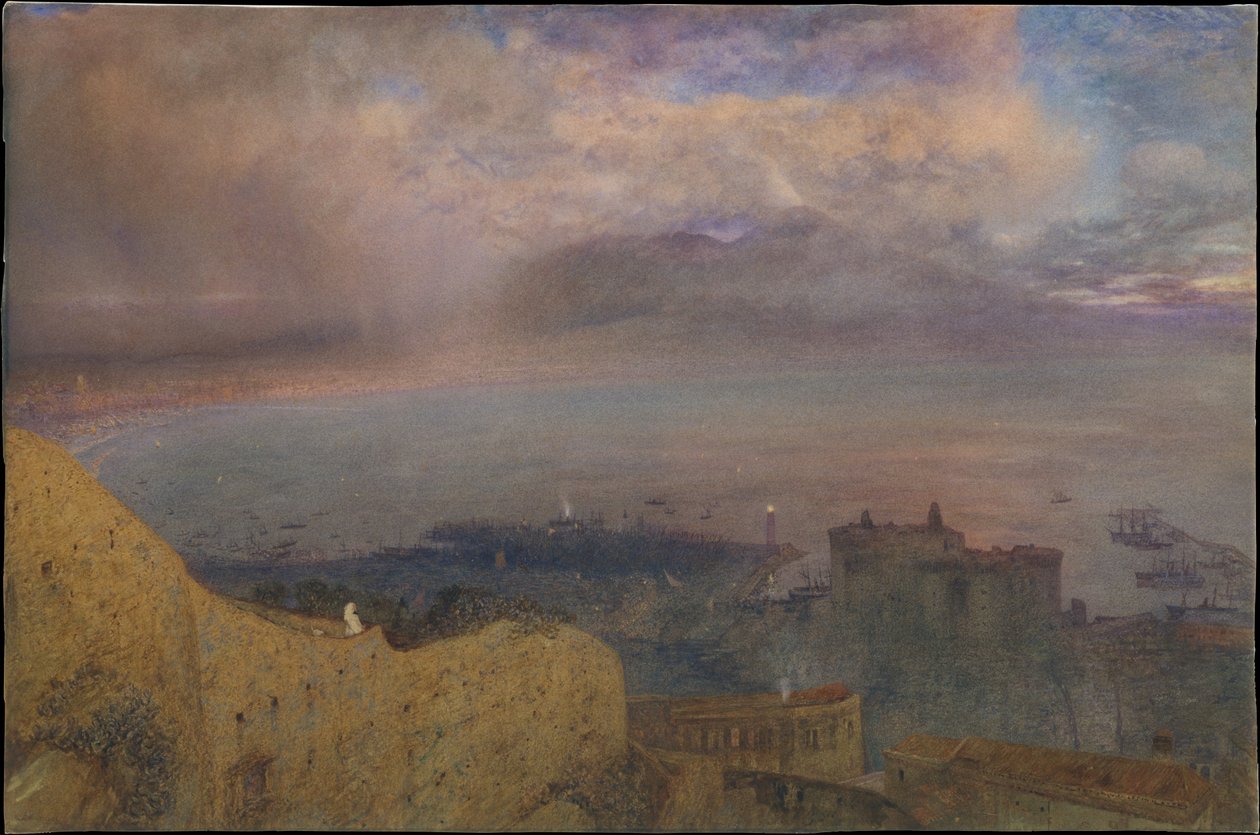 Neapolský záliv - země doutnajícího ohně od Alfred William Hunt
