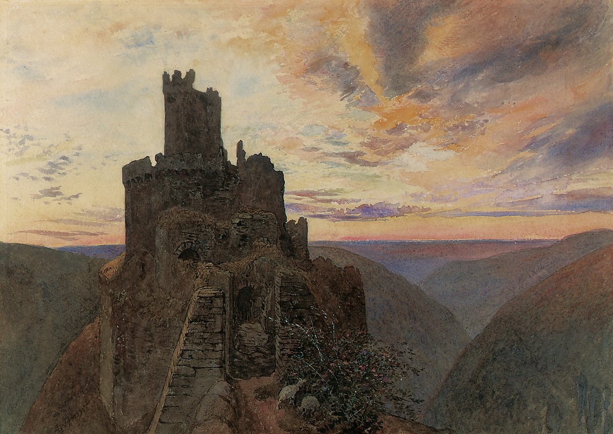 Ehrenburg na Mosele od Alfred William Hunt