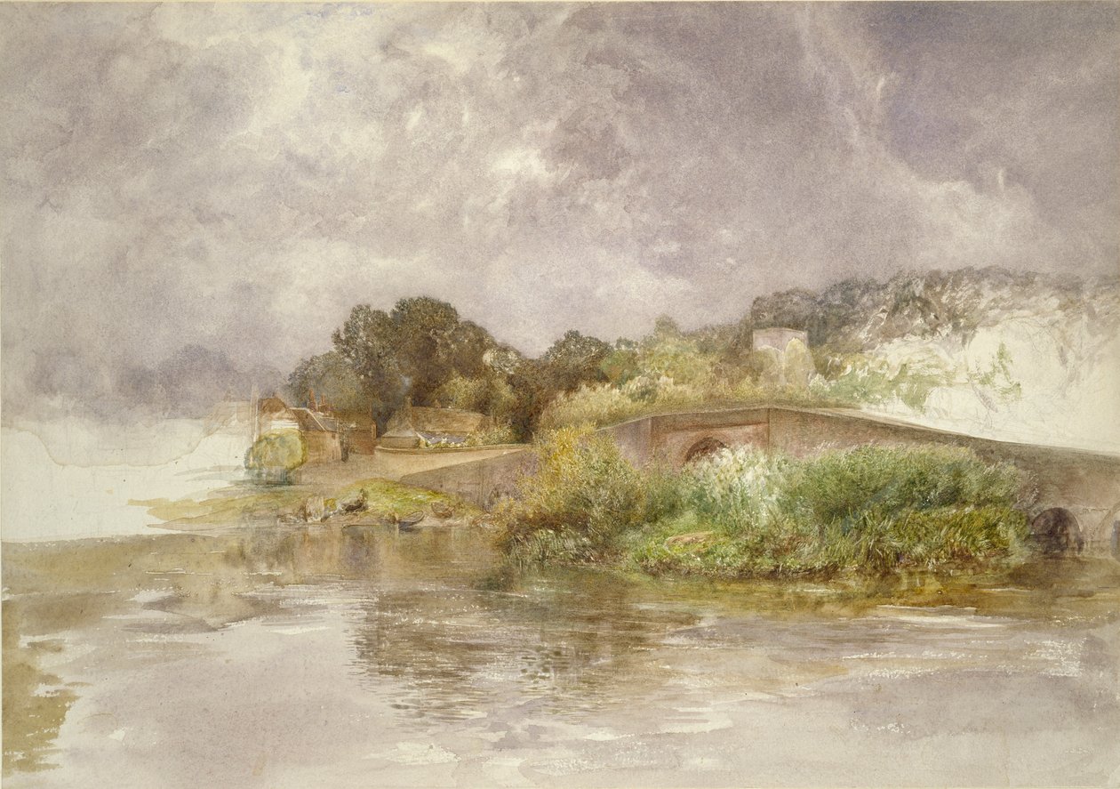 Sonning Bridge, c1882 od Alfred William Hunt