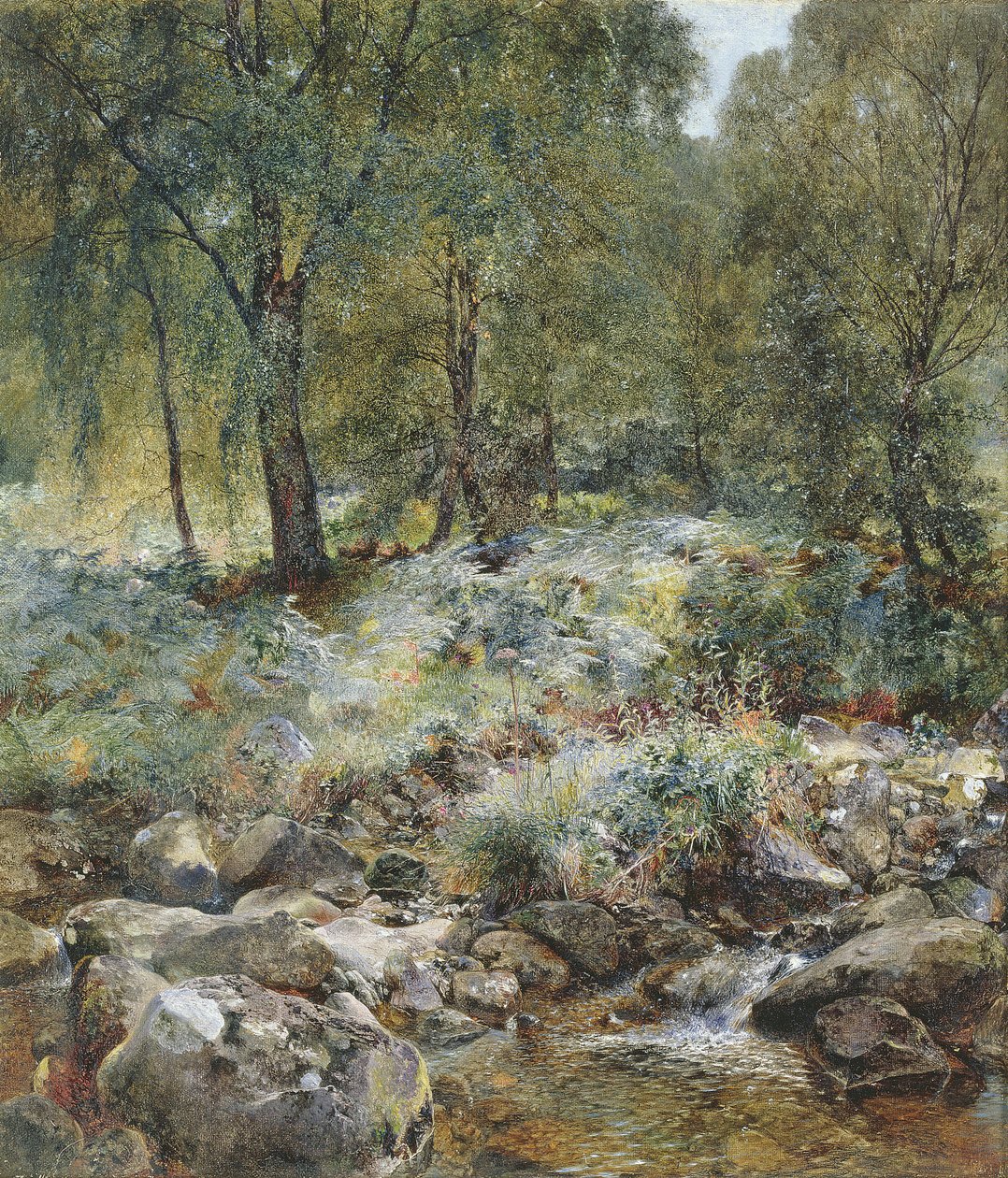 Když se listy začnou obracet, 1856 od Alfred William Hunt