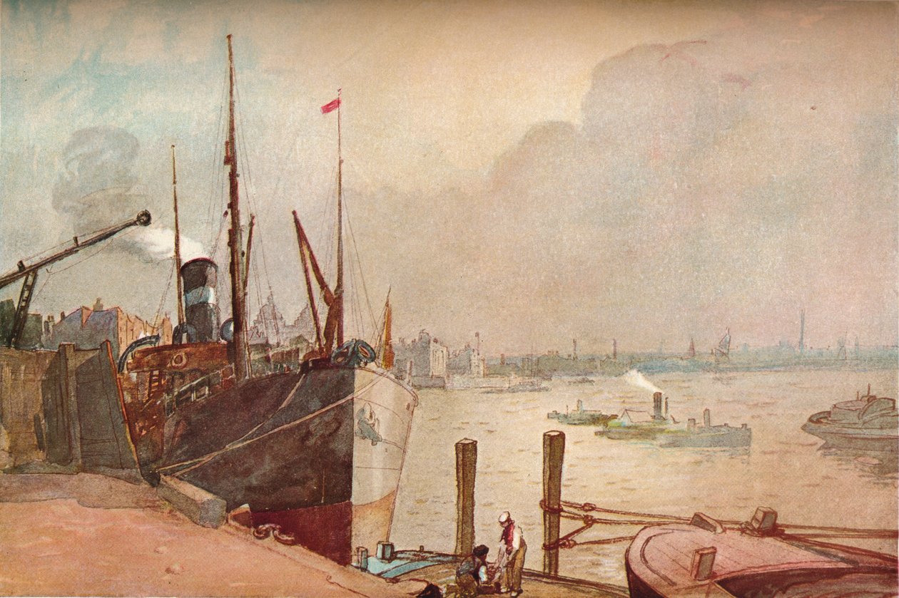 Na Temži, c1876-1903, 1903 od Alfred William Rich