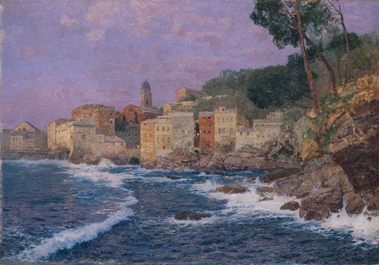 město na Riviéře od Alfred Zoff