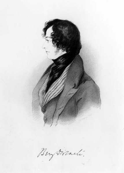 Portrét Benjamina Disraeliho (1804-81) 1837 od Alfred d Orsay