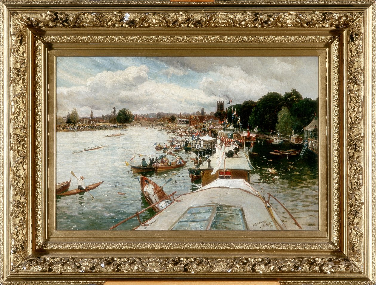 Henley Regatta, 1881 od Alfred de Breanski