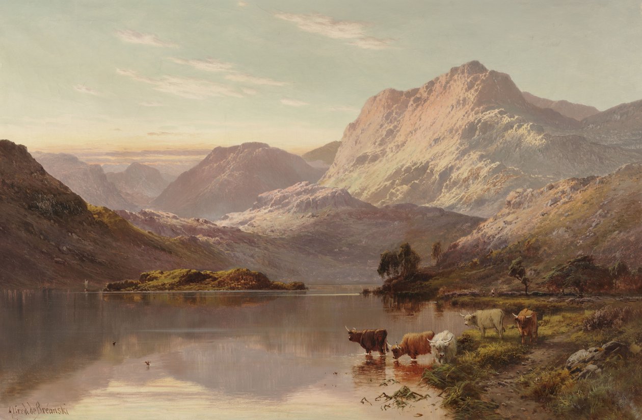 Loch Fad od Alfred de Breanski