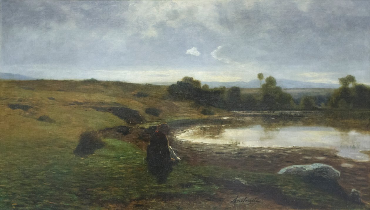 Ráno v Creys, asi 1863 (olej na plátně) od Alfredo D