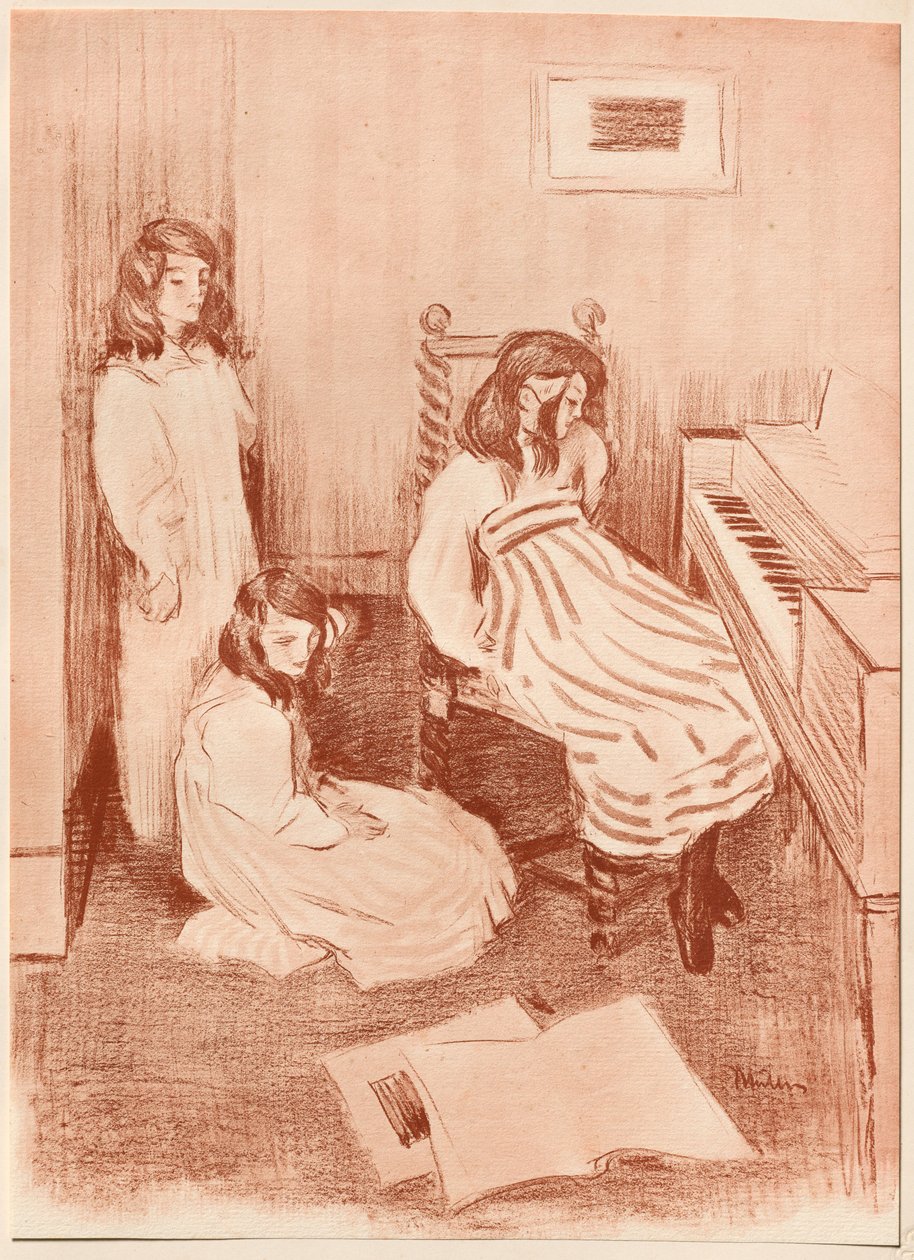 Bouderie, 1898. od Alfredo Müller