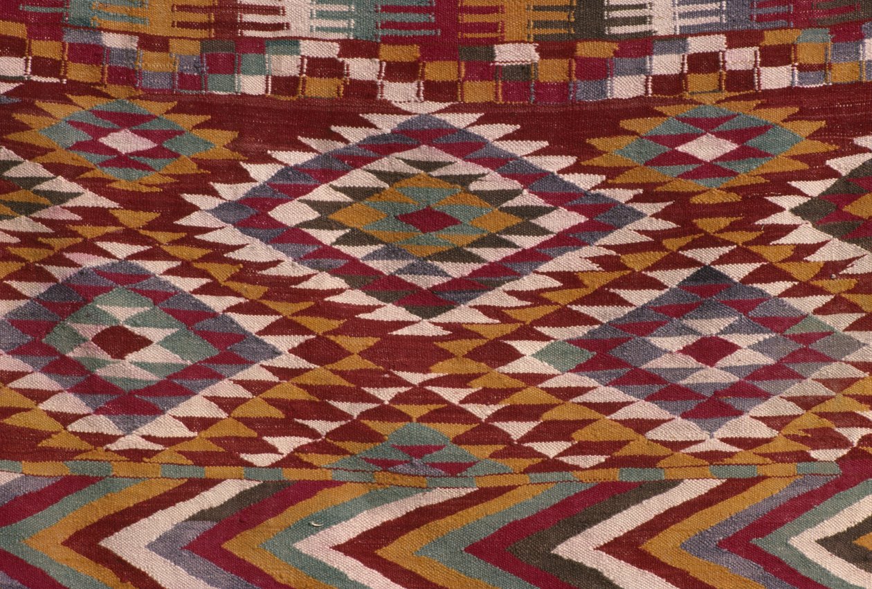 Koberec z údolí Mzab (vlna) (detail) od Algerian School