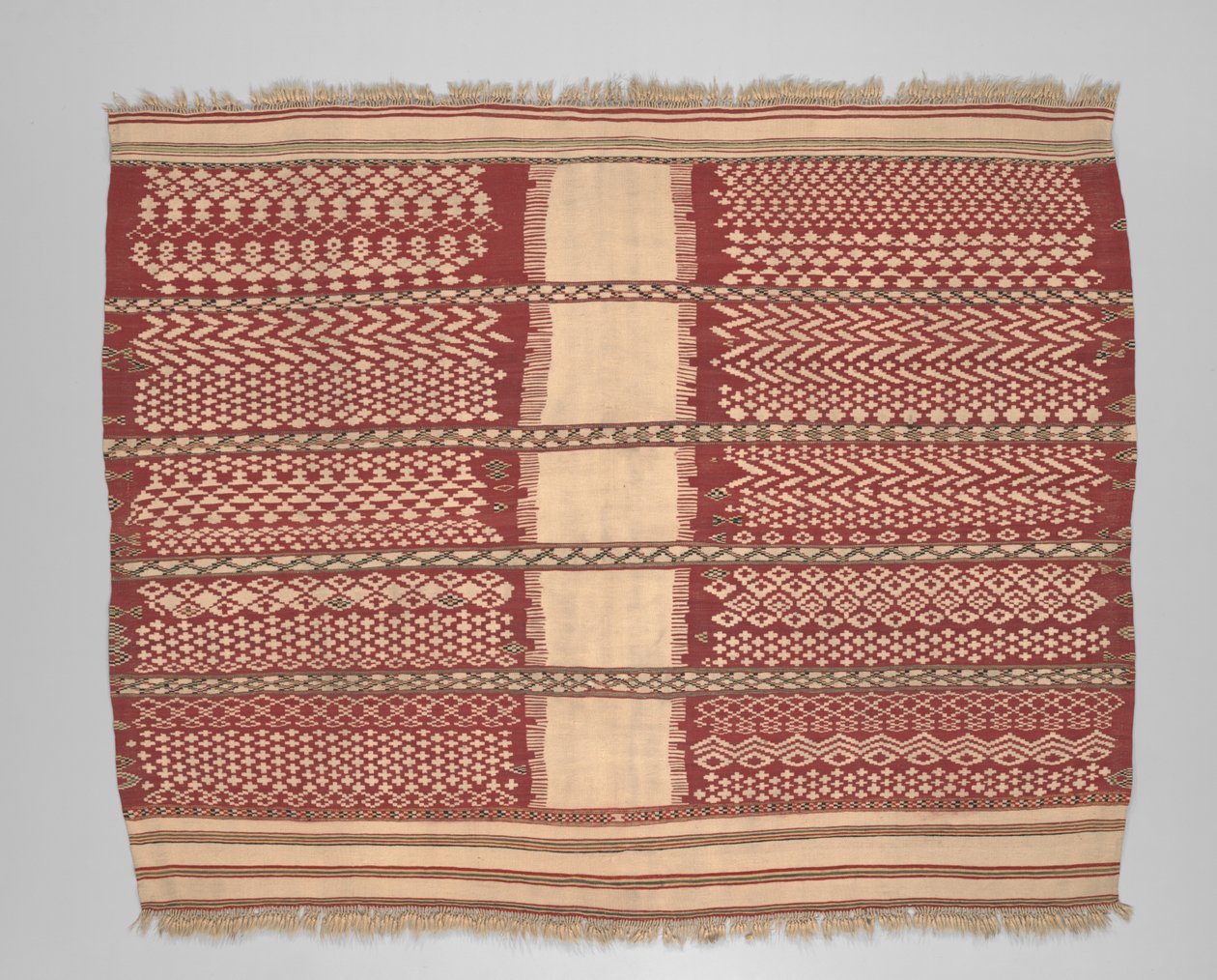 Dámská slavnostní pokrývka nebo plášť (axellal), konec 19. století (vlna) od Algerian School