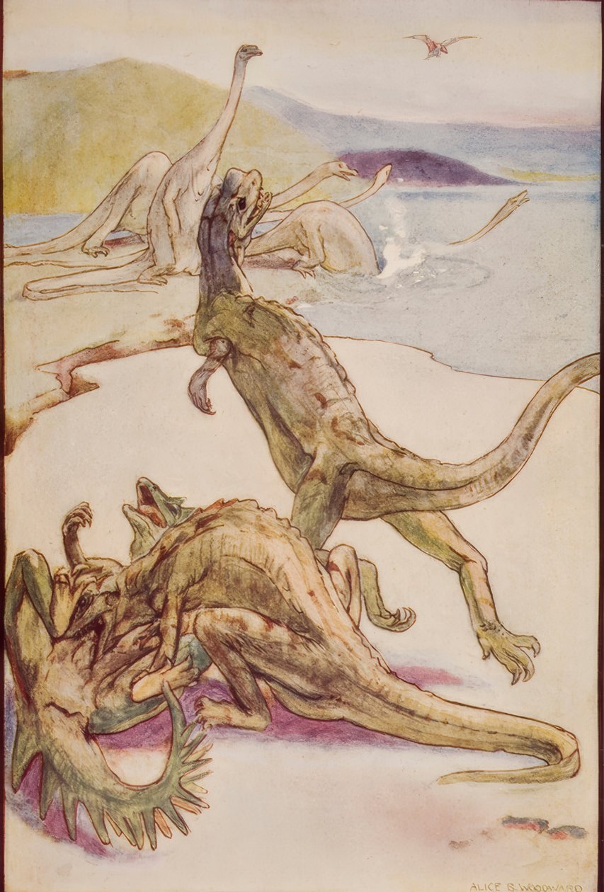 dinosaurus od Alice Bolingbroke Woodward