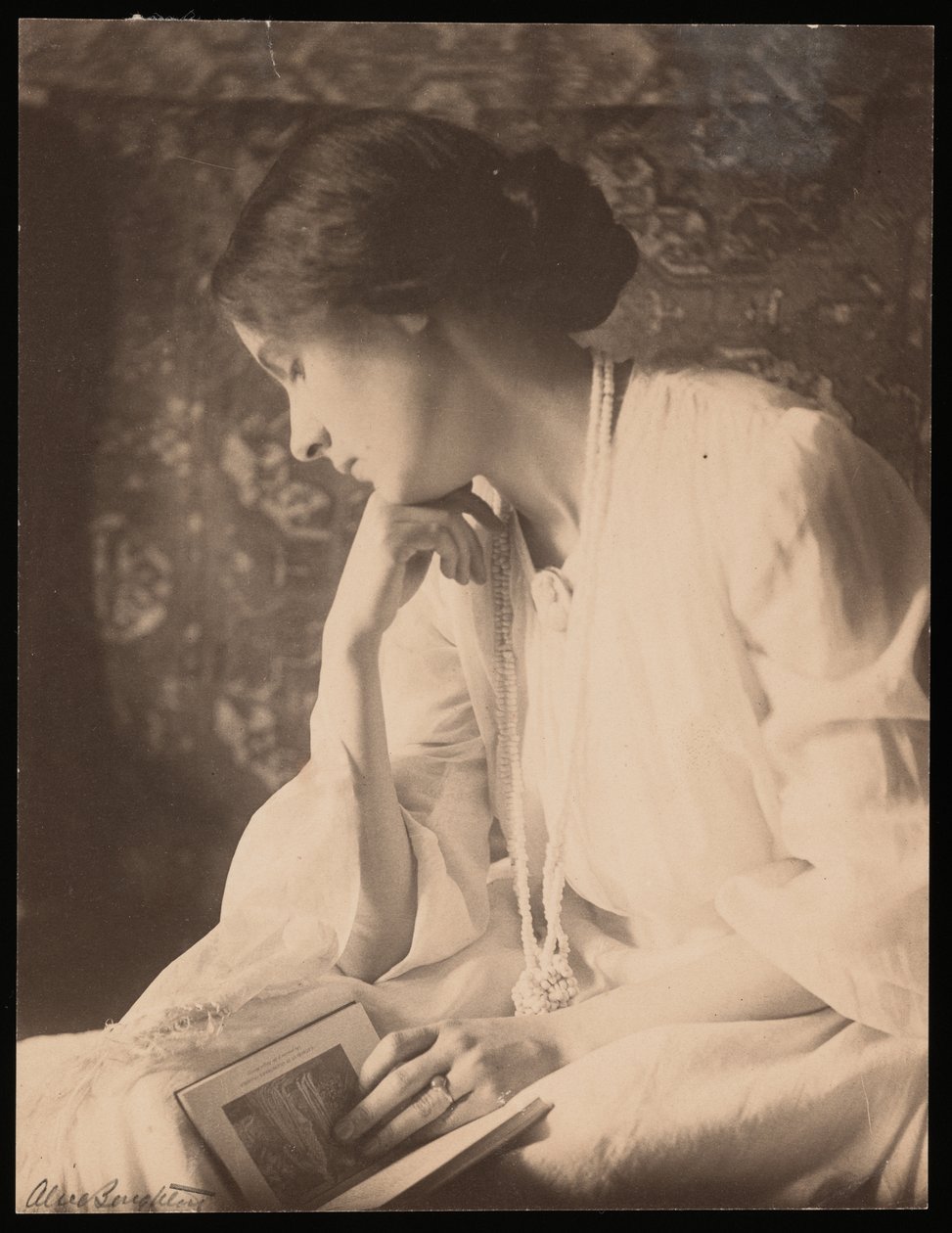 Alice Broughton fotografie Agnes Pelton (č/b fotografie) od Alice Boughton