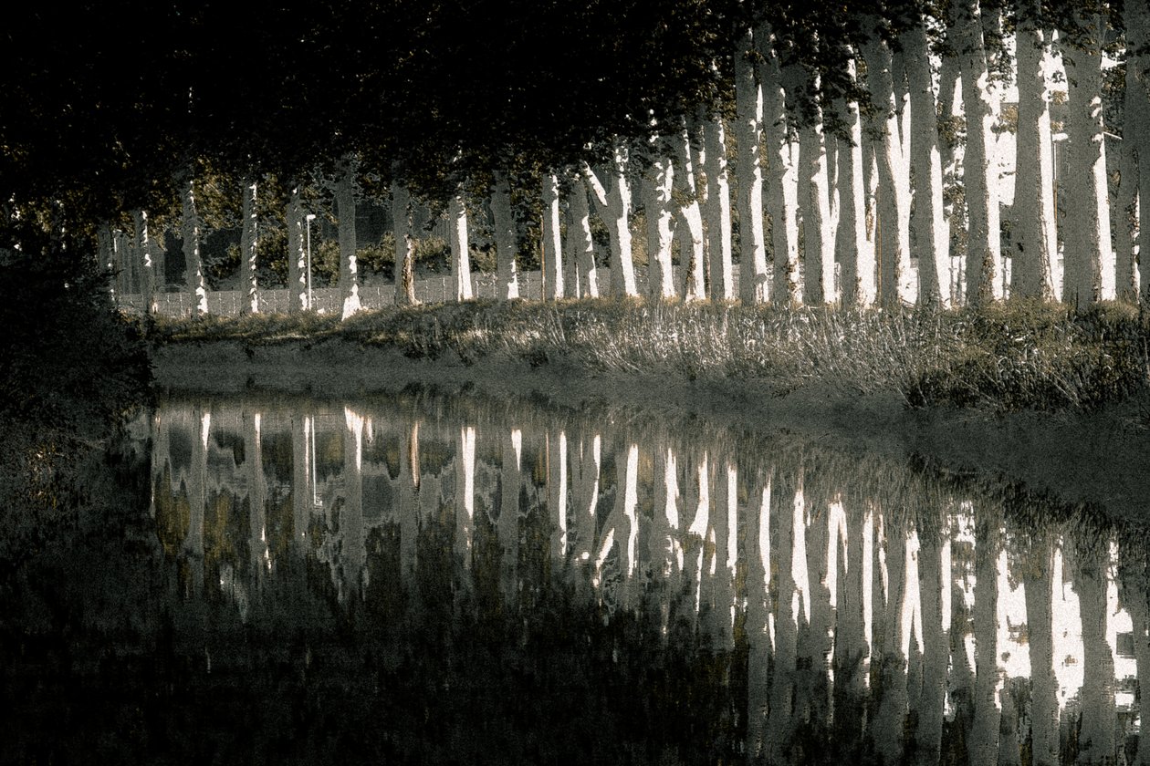 Rendering, 2018 (ručně malovaná fotografie) od Alice Gur-Arie