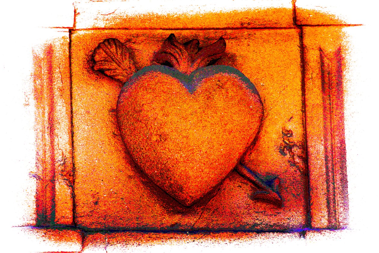 Georgian Heart, ze série Hearts, 2018 (fotografie) od Alice Gur Arie