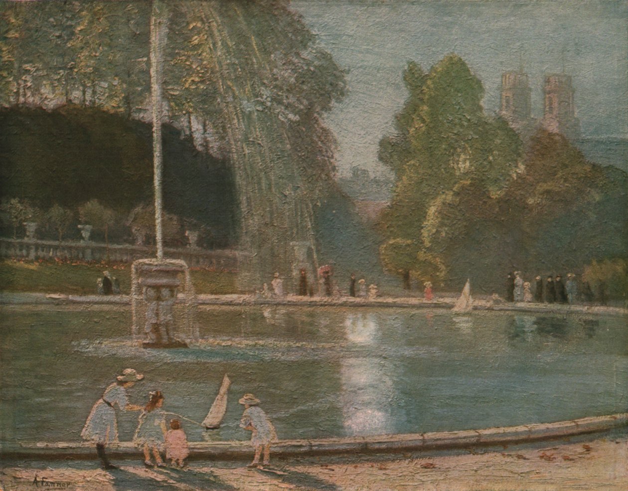 La Fontaine, konec 19.-začátek 20. století, c1930. od Alice Maud Fanner