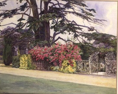Růžová zahrada v Hayes Place, Kent od Alice Orde