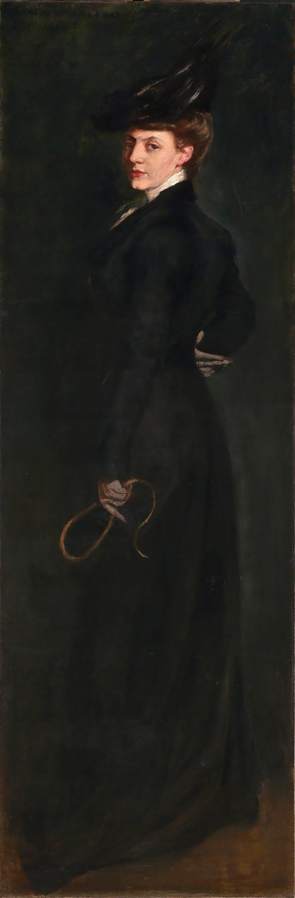 Anita Ready for a Ride, ca. 1896. od Alice Pike Barney