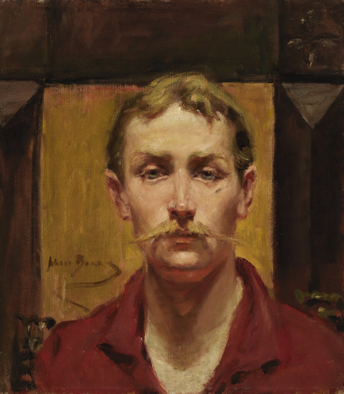 Blonďatý muž. od Alice Pike Barney