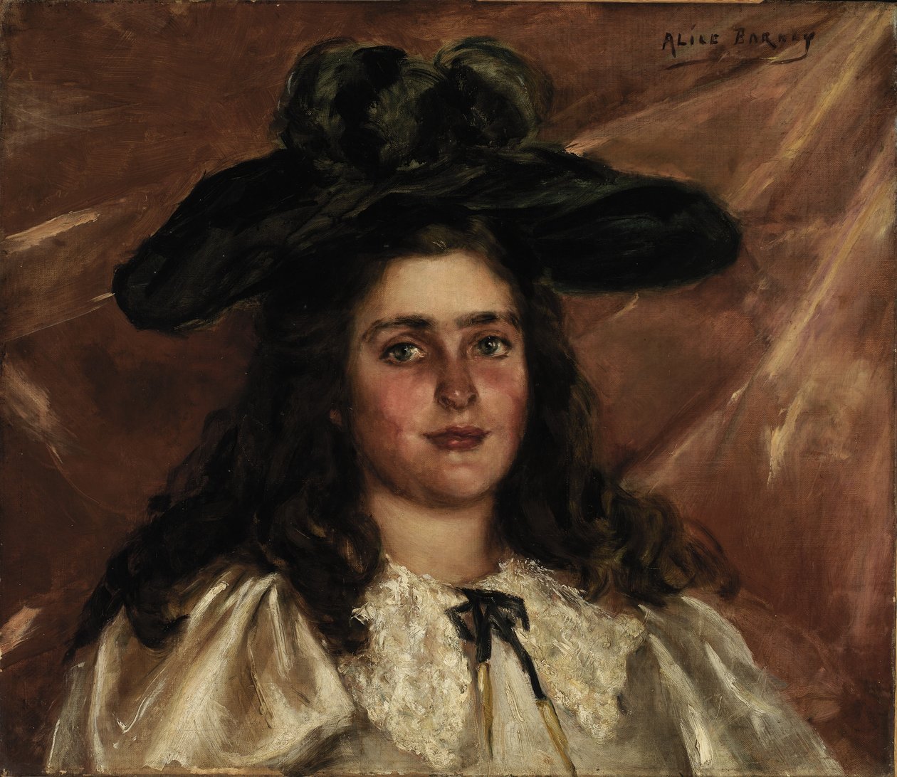 Laura Alice ve velkém klobouku od Alice Pike Barney