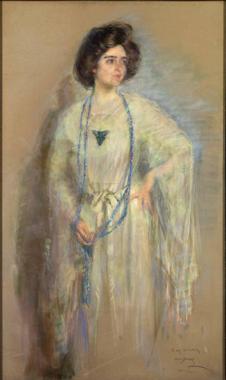 Laura v bílé od Alice Pike Barney